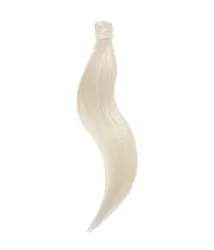 Rapunzel of Sweden Ponytail Straight / Clip-in / Light Volume 10.7 Light Grey 40 cm Haarverlängerung 45 g