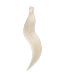 Rapunzel of Sweden Ponytail Straight / Clip-in / Light Volume 10.7 Light Grey 50 cm Haarverlängerung 55 g