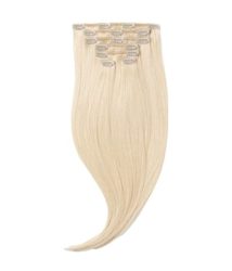 Rapunzel of Sweden Classic Clip-ins Straight / Medium Volume / 7 pieces 10.8 Light Blonde 50 cm Haarverlängerung 110 g