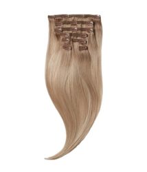 Rapunzel of Sweden Classic Clip-ins Straight / Medium Volume / 7 pieces Champagne Blonde Balayage B5.3/8.0 60 cm Haarverlängerung 120 g