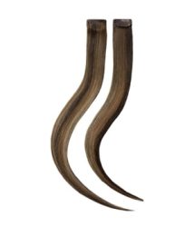 Rapunzel of Sweden Single Invisible Clip-ins Straight / 2 pieces Hazelnut Caramel Balayage B2.3/5.0 40 cm Haarverlängerung 10 g
