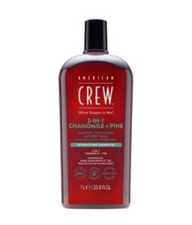 Crew Hair & Body Care - American Crew 3-in-1 Chamomile & Pine Shampoo, Conditioner & Body Wash