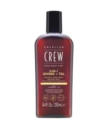 American Crew 3In1 Ginger & Tea Shampoo 250 ml Herren