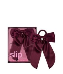 Slip Pure Silk Hair Bow - Crimson Haargummi 1 Stk