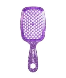 UNbrush Detangling Hair Brush Glitter - Amethyst Detangler 1 ct