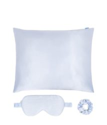 Dore & Rose Premium Silk Sleep Bundle 51x76 Stripe Haarpflegeset 3 Stk