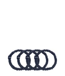 Dore & Rose Scrunchie 1 cm Set Dark Blue Haargummi 4 Stk