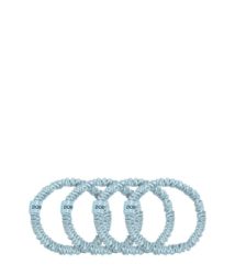 Dore & Rose Scrunchie 1 cm Set Light Blue Haargummi 4 Stk