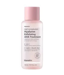 Hanskin Real Complexion Hyaluron Exfoliating AHA Treatment Gesichtswasser 150 ml