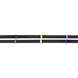 Waldhausen AntiSlipZügel mit bunten Stegen, XLine