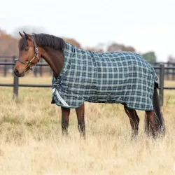 Horseware Rhino Wug Turnout Lite 100g Weidedecke Hunter Check