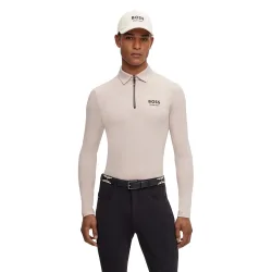 BOSS Equestrian Elton Signature Stripe Polo Herren