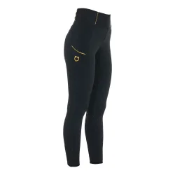 Equestro Slim Fit High Waist Vollgrip Reitleggings Damen