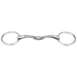 SPRENGER Satinox Unterlegtrense 14mm doppelt gebrochen Edelstahl rostfrei