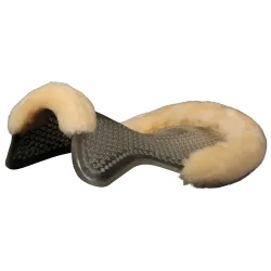 Acavallo Gel Pad hinten erhöht mit Schaffell
