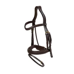 Dyon Geflochtene Trense mit schwedischen Reithalfter D Collection