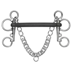 Waldhausen Gummi Pelham Stange starr gebogen