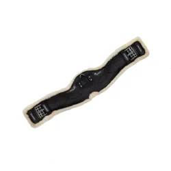 Acavallo Sattelgurt Dressur PVC GelEinsatz abnehmbares EcoFell