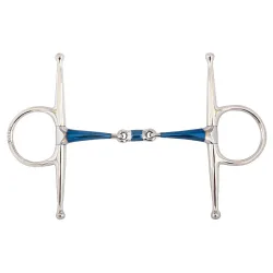 BR Knebeltrense Sweet Iron doppelt gebrochen 14mm curved