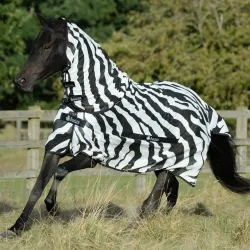Bucas Fliegendecke BuzzOff Full Neck Zebra