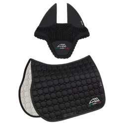 Equiline Eqflaggy Schabracke und FliegenhaubeSet