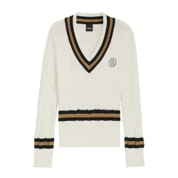 BOSS Equestrian Paula Strickpullover Cable Damen