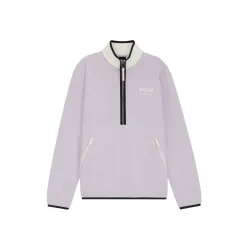 BOSS Equestrian Fedora Half Zip Felpa Damen