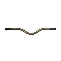 Dyon Vförmiges Stirnband mit Messingverschlüssen D Collection
