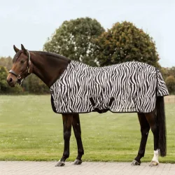Waldhausen Fliegendecke Zebra mit Kreuzgurten