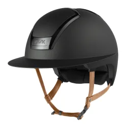 KASK NEMESI Wide Peak METAL Reithelm mit beigem Kinnriemen