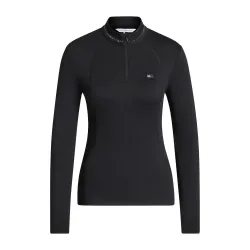 Tommy Hilfiger Equestrian Cady Rhinestone 14 Zip Training Top Damen