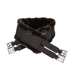 Kentucky Horsewear Sattelgurt mit Lammfellimitat Elastik