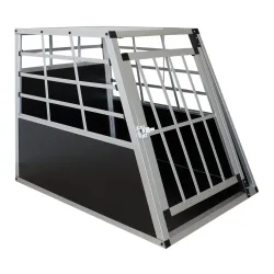Hauptner Hundetransportbox aus Aluminium Grösse L