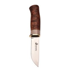 Karesuando Bäver 10 - Jagdmesser mit Lederscheide