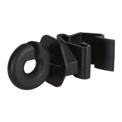 AKO T-Pfosten Ringisolator, schwarz
