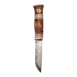 Karesuando - Damasteel Nordic Light - Jagdmesser mit Lederscheide