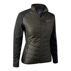 Deerhunter Damen Caroline Padded Jacke mit Strick - Timber