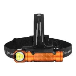 OLight Perun 3 (Orange) LED Taschenlampe, Stirnlampe 3000 lm
