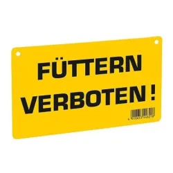 AKO Warnschild – Füttern verboten!