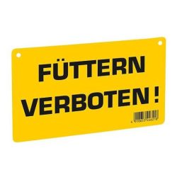 AKO Warnschild – Füttern verboten!