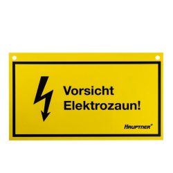 Hauptner Warnschild HP - Vorsicht Elektrozaun!