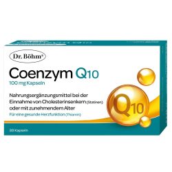 Dr. Böhm® Coenzym Q 10 - die ideale Ergänzung zu Cholesterinsenkern und für die Herzgesundheit