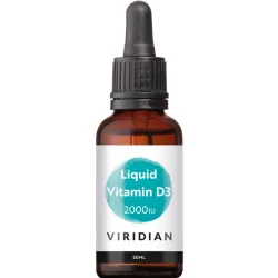Viridian Liquid Vitamine D3 2000 IU