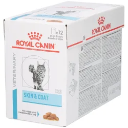 ROYAL CANIN Veterinary Skin & Coat, feine Stückchen in Soße 12x85 g