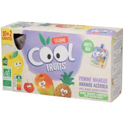 Vitabio Cool Fruits Pomme - Mangue - Ananas Bio