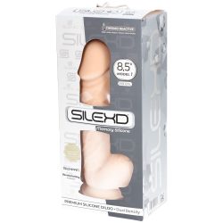 Naturdildo mit Saugfuß, Silexpan mit Silikonüberzug