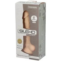 Silexd Premium Silikon Dildo Modell 1 Schwarz 20 cm