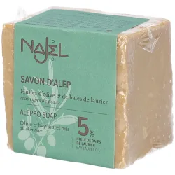 Najel Traditionelle Aleppo-Seife mit 5 % Lorbeer