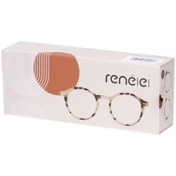 renéel® Lesebrille REY +3.0 Vanilla Latte Tortoise aus recyceltem Material