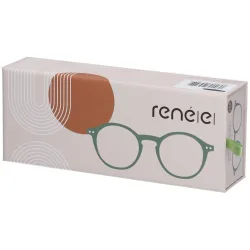 renéel Unisex-Lesebrille Re-Y Monstera Leaf Green +3,0